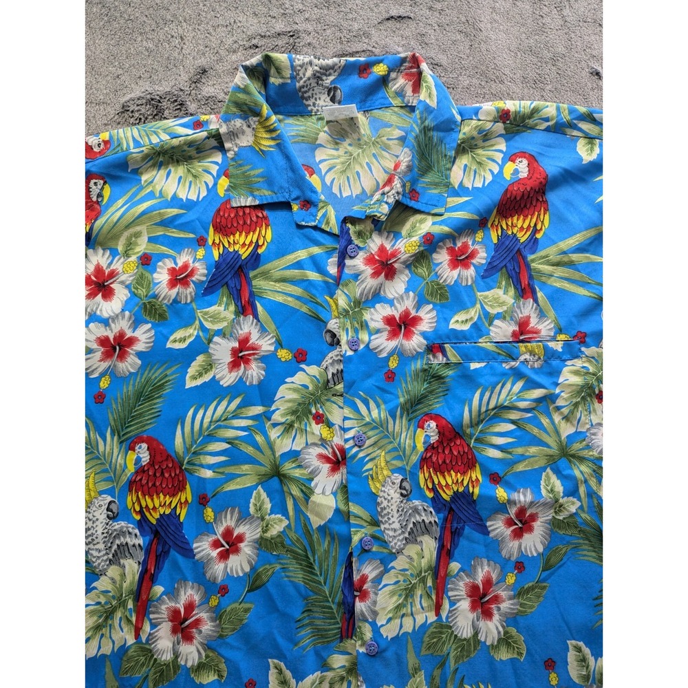 Rima Short Sleeve Button Up Hawaiian Shirt Men's Size 2XL - Picture 2 of 9
